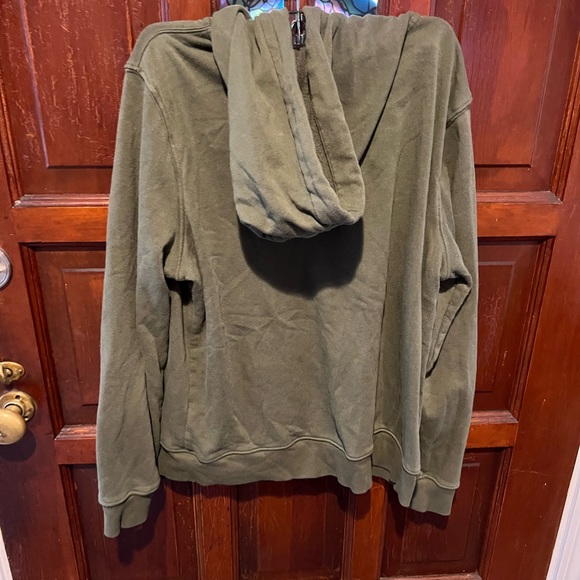 Army Green Women’s Old Navy zip front hoodie - Picture 5 of 5